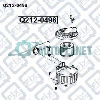 ДАТЧИК РАСХОДА ВОЗДУХА Q-fix Q212-0498