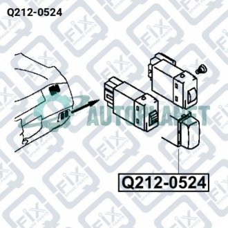 КНОПКА ВКЛЮЧЕНИЯ ПРОТИВОТУМАННЫХ ФАР Q-fix Q212-0524