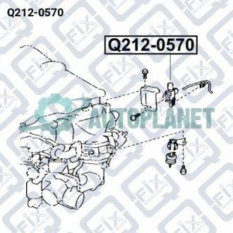 КЛАПАН ВАКУУМНЫЙ EGR Q-fix Q212-0570