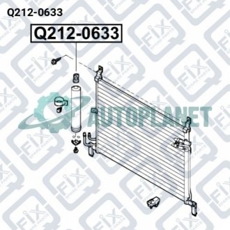 ДАТЧИК ДАВЛЕНИЯ КОНДИЦИОНЕРА Q-fix Q212-0633 (фото 1)