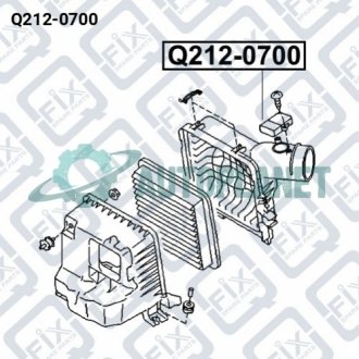 ДАТЧИК РАСХОДА ВОЗДУХА Q-fix Q212-0700 (фото 1)