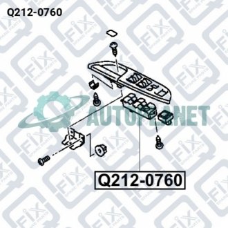 БЛОК УПРАВЛЕНИЯ СТЕКЛОПОДЪЕМНИКАМИ Q-fix Q212-0760