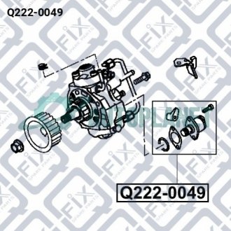 КЛАПАН ЕЛЕКТРОМАГНИТНЫЙ ТНВД (К-Т) Q-fix Q222-0049