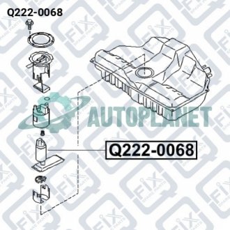 НАСОС ТОПЛИВА Q-fix Q222-0068 (фото 1)