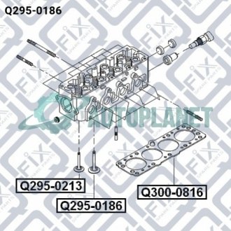 Клапан впускний Q-fix Q295-0186