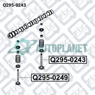 КЛАПАН ВПУСКНОЙ Q-fix Q295-0243