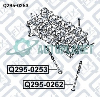 КЛАПАН ВПУСКНОЙ 35X5,5X103,4 Q-fix Q295-0253