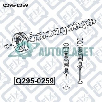 КЛАПАН ВПУСКНОЙ Q-fix Q295-0259