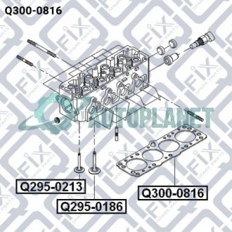 Прокладка ГБЦ Q-fix Q300-0816