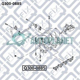 Прокладка впускного колектора Q-fix Q300-0885