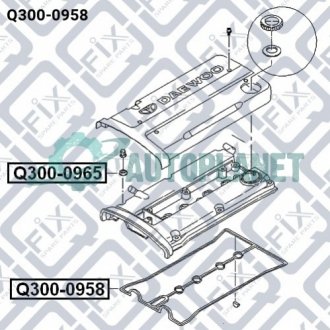 Прокладка кришки клапанів Q-fix Q300-0958