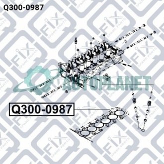 Прокладка ГБЦ Q-fix Q300-0987