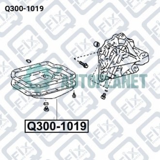 Піддон масляний АКПП Q-fix Q300-1019