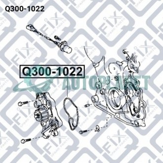 Прокладка масляного насосу Q-fix Q300-1022