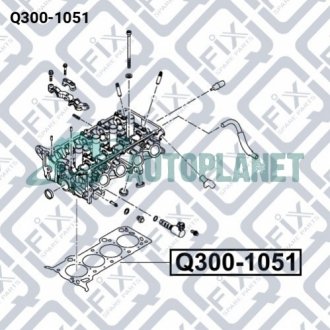 Прокладка ГБЦ Q-fix Q300-1051