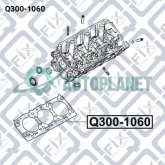 Прокладка гбц Q-fix Q3001060