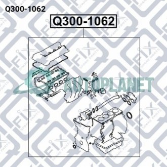 Комплет прокладок Q-fix Q3001062