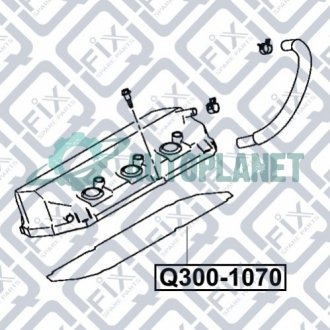 Прокладка кришки клапанів Q-fix Q3001070