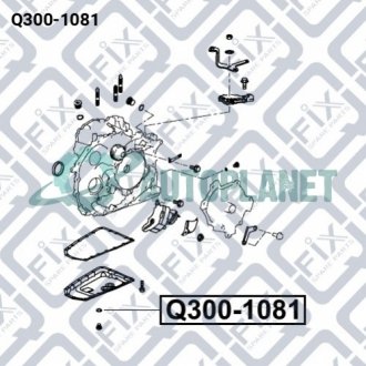 Прокладка поддона АКПП Q-fix Q3001081 (фото 1)