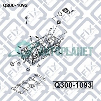 Прокладка головки блоку (азбестова) Q-fix Q300-1093 (фото 1)