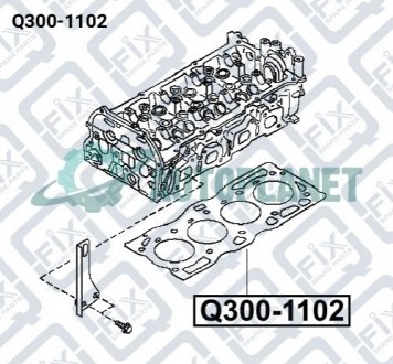 ПРОКЛАДКА ГБЦ Q-fix Q300-1102