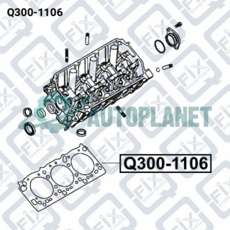 ПРОКЛАДКА ГБЦ Q-fix Q300-1106 (фото 1)