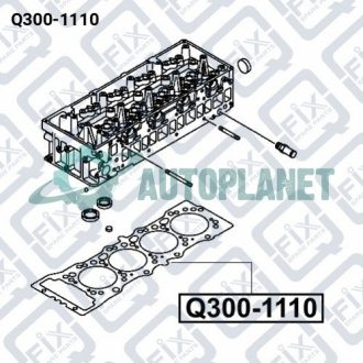 ПРОКЛАДКА ГБЦ Q-fix Q300-1110