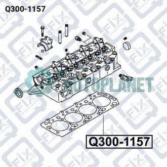 ПРОКЛАДКА ГОЛОВКИ БЛОКА Q-fix Q300-1157 (фото 1)