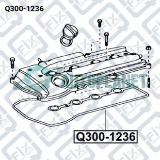 ПРОКЛАДКА КРЫШКИ КЛАПАНОВ Q-fix Q300-1236 (фото 1)