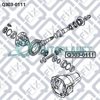 Сальник приводу Q-fix Q3030111