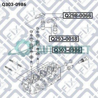 Сальник клапана Q-fix Q303-0986