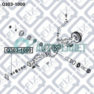 Сальник привіда Q-fix Q3031000