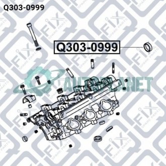 Сальник вала передний Q-fix Q3031037