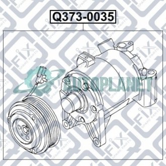 Компресор кондиціонера Q-fix Q373-0035