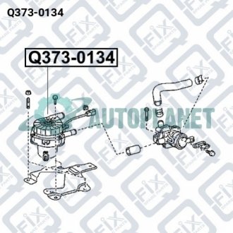 НАСОС ВЕНТИЛЯЦИИ КАРТЕРНЫХ ГАЗОВ Q-fix Q373-0134 (фото 1)