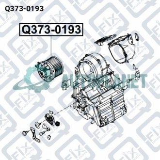 МОТОР ВЕНТИЛЯТОРА ОТОПИТЕЛЯ САЛОНА Q-fix Q373-0193