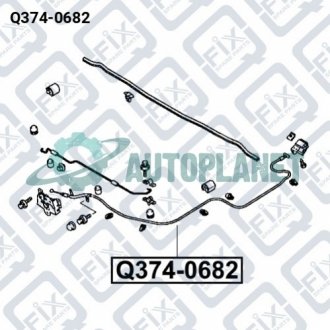 ТРОС ЗАМКА КАПОТА Q-fix Q374-0682