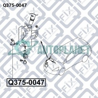 Мотор омивача скла Q-fix Q375-0047