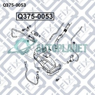 Мотор омивача скла Q-fix Q3750053