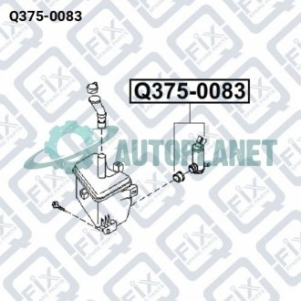 Мотор омивача скла Q-fix Q375-0083