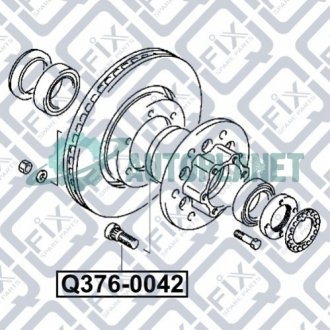 Шпилька колісна Q-fix Q376-0042