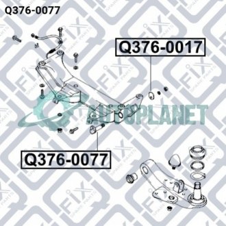 Болт з ексцентриком Q-fix Q3760077