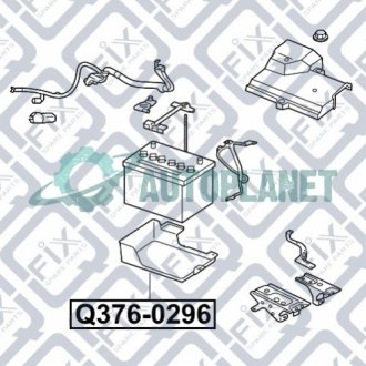 Крепление акб Q-fix Q3760296 (фото 1)