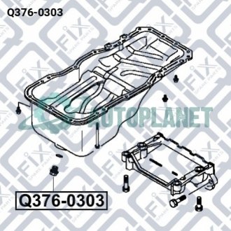 Пробка піддона двигуна Q-fix Q376-0303 (фото 1)