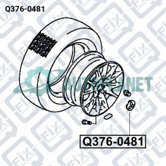 КОЛПАЧЕК КОЛЕСНОГО ДИСКА Q-fix Q376-0481