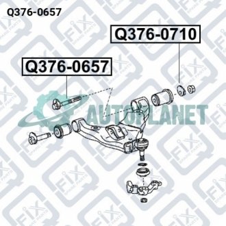 Болт з ексцентриком комплект Q-fix Q3760657