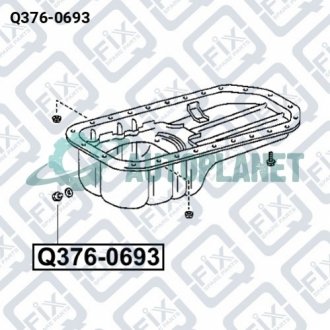 ПРОБКА СЛИВНАЯ ПОДДОНА ДВИГАТЕЛЯ Q-fix Q376-0693