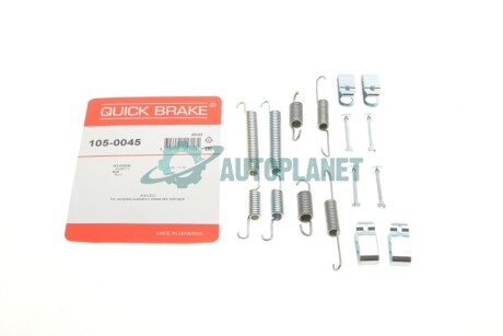 Комплект пружинок колодок стояночного тормоза QUICK BRAKE 105-0045