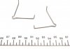 Планка супорта (заднього) прижимна (к-кт) Mazda 323/626 III/6 88-13 QUICK BRAKE 109-1166 (фото 2)