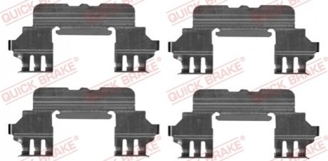 Комплект прижимных планок тормозного суппорта. QUICK BRAKE 109-1860 (фото 1)